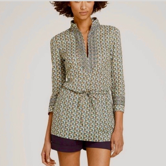 Tory Burch Tops - Tory Burch Adelaide Elephant Pattern Tunic